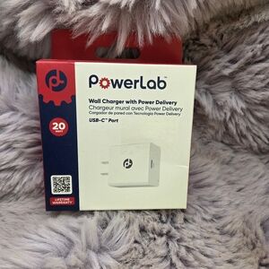 PowerLab Wall Charger with Power Delivery USB-C Port 20 Watt